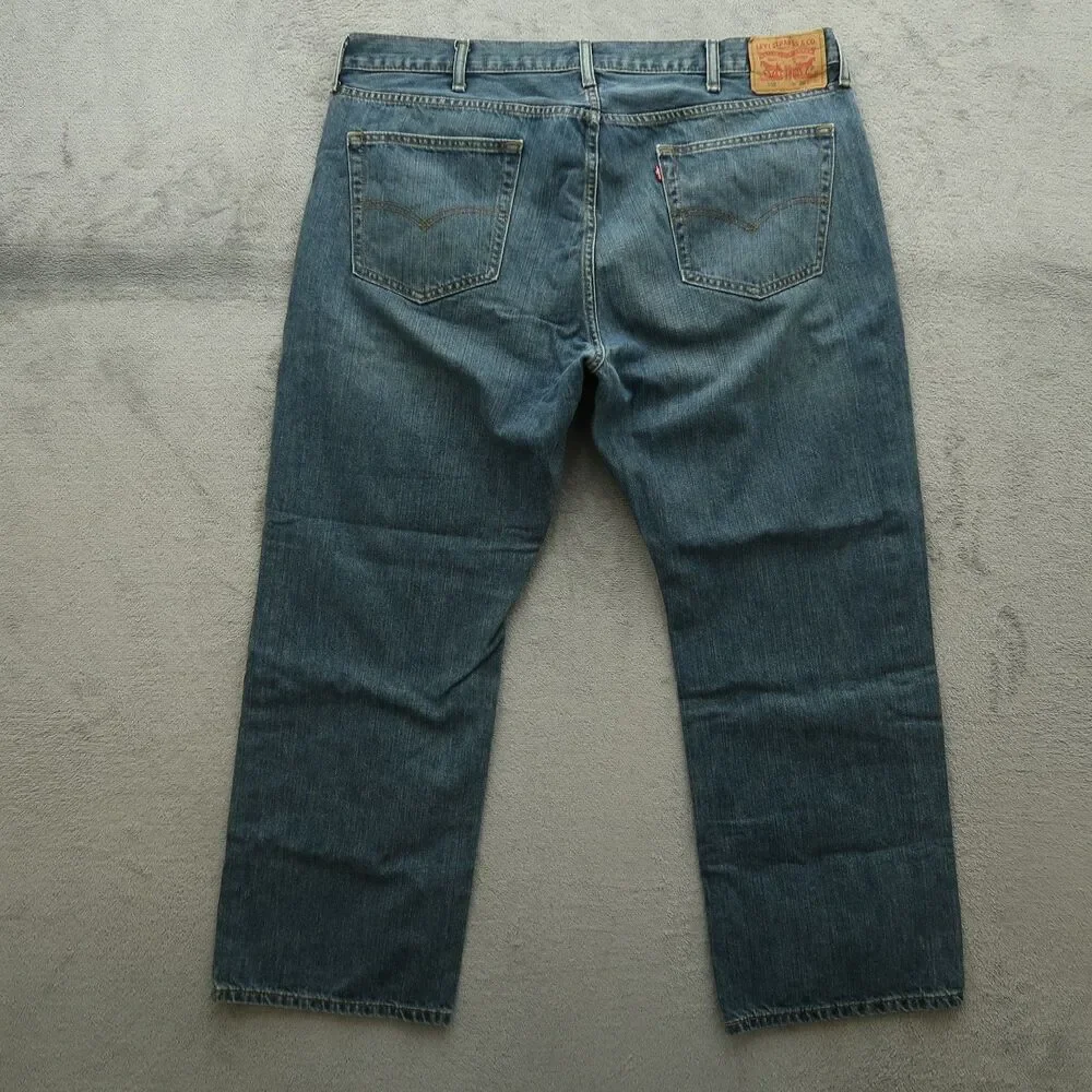 Levi's 559 Jeans Mens Size 40x30 Blue Relaxed Straight 100% Cotton Denim Pants